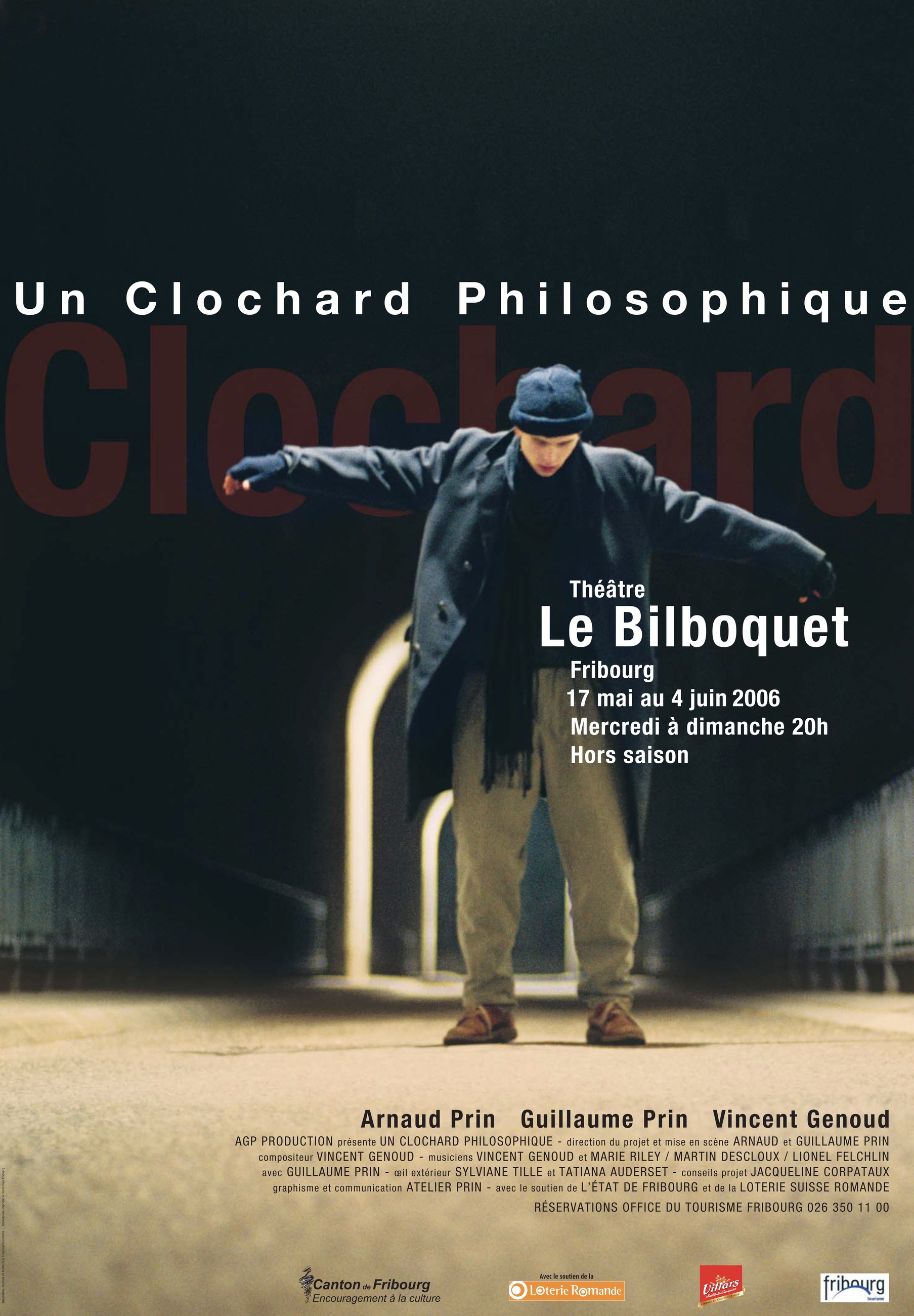 Affiche d’Un Clochard Philosophique